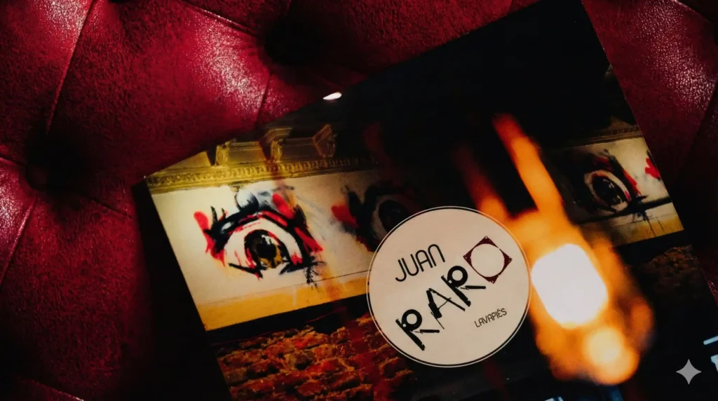 cocina creativa en Lavapiés – arte mural que representa la fusión entre tradición y modernidad